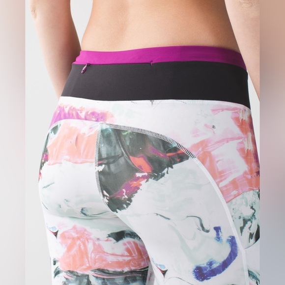 Lululemon Speed Tight III Luxtreme
Pigment Wave Leggings Black/Plum HTF RARE 6 - Picture 3 of 8